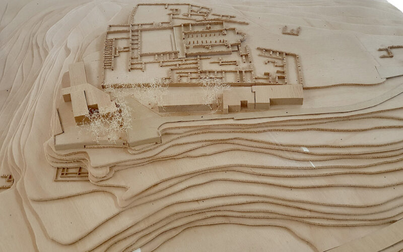 Maquette architecturale en bois